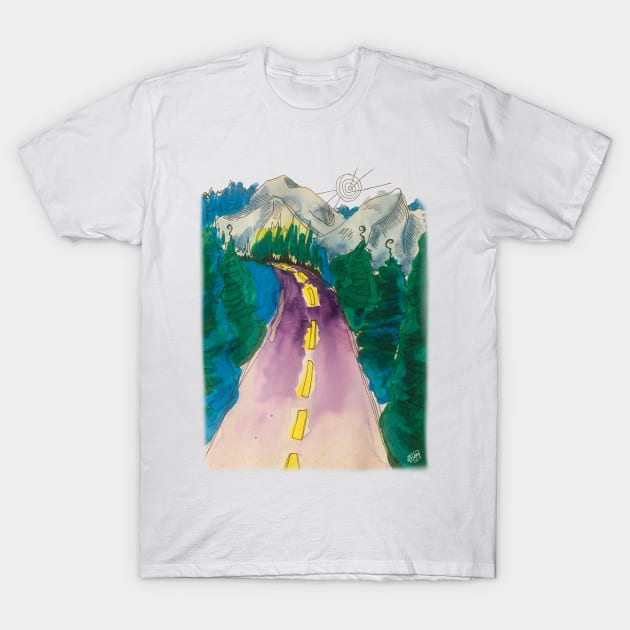 Road Tripping T-Shirt by Works of Autumn